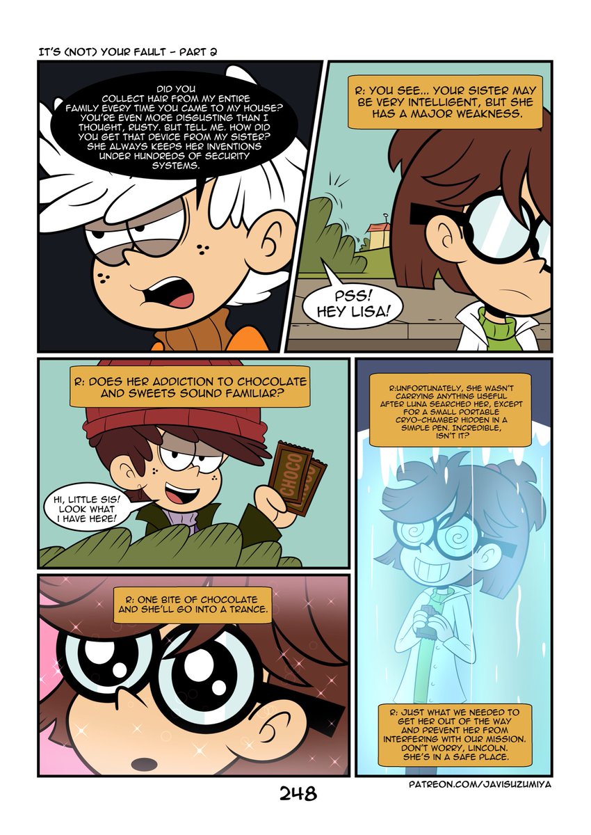 ProudDrawer's tweet photo. It’s not your Fault Part 2 Pages 110 to 113
By JaviSuzumiya 
#TheLoudHouse #samcoln #lunaloud #lincolnloud https://t.co/C2waeZl0bY