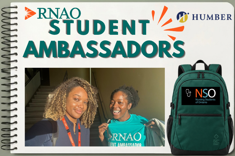 NursingStudentO's tweet photo. Making the most of @RNAO  membership starts in nursing school! 💙

On Oct. 20, Student Ambassadors visited Humber College to inform peers about RNAO resources, supports and ways to get involved.

👏 Thank you, Stephanie Goodman &amp; Lisa Osifo, for keeping students informed! https://t.co/NrkKzegjqx