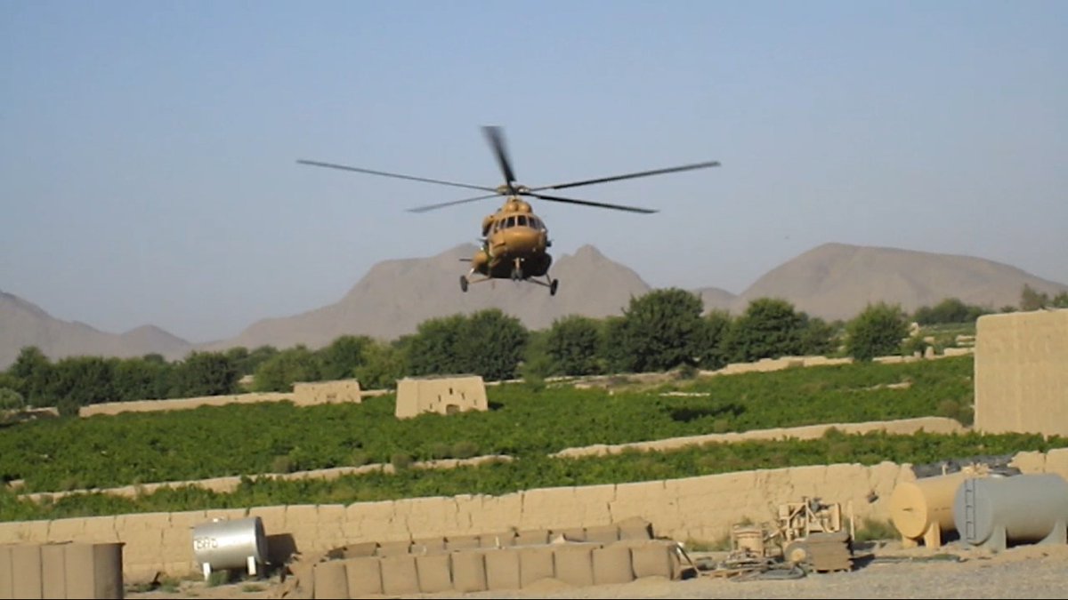TFProjectAthena's tweet photo. CANSOF MI17

427 Sqn MI17 supporting TI "Old School" (CANSOF/USSSF infrastructure under CJSOTF command)

🇨🇦 Canada  ·  427 SOAS

📷 One of thousands of photos in the Project Athena archive. Have photos from Afghanistan? Add yours at https://t.co/T94NeFwRmv

🗺 View on the map → https://t.co/baymPJlzy6

#ProjectAthena #Afghanistan #GWOT #ISAF