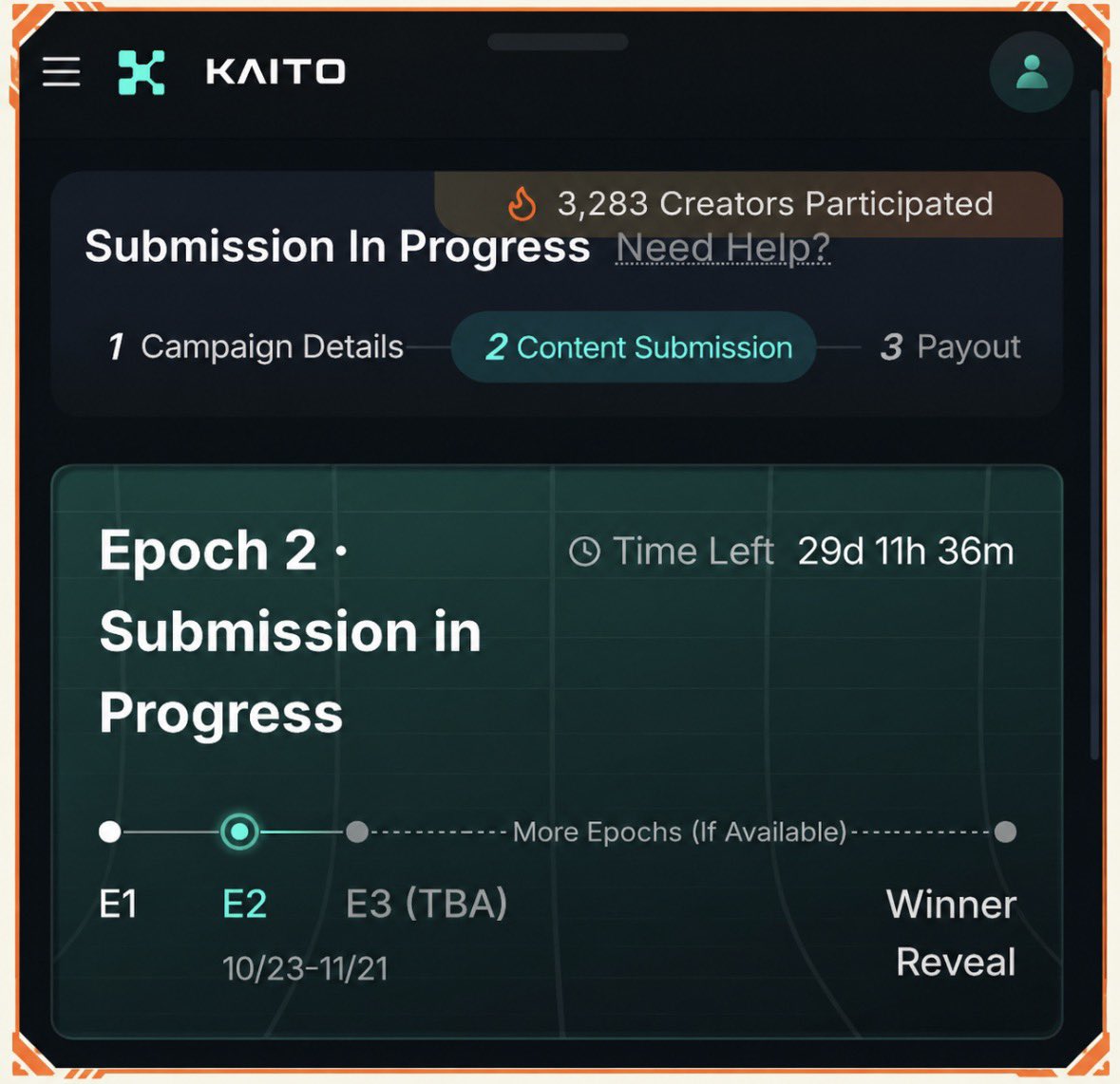 _B3trance's tweet photo. Epoch 2 of @primus_labs on Kaito is live, and I’m back for another round.

What makes this campaign worth paying attention to is that creators have multiple ways to improve their standing.

Not just by posting more but by making their best content count.

Here’s what’s on the table:

→ 0.3% of the $PRIM supply allocated to creators
→ Top 450 creators rewarded across 3 language regions
→ Your 4 best eligible posts determine your Mindshare score
→ Up to 10 submissions per epoch.

There’s also a referral multiplier, bringing people into the ecosystem and helping them complete Primus XP tasks will contribute to your final score.

My strategy as always is to make you understand what Primus is building, share useful perspectives, and make every post count.

No empty noise. Just meaningful contributions.

Epoch 2 is another opportunity to show up.

Join here: https://t.co/nvTXHPjWZO