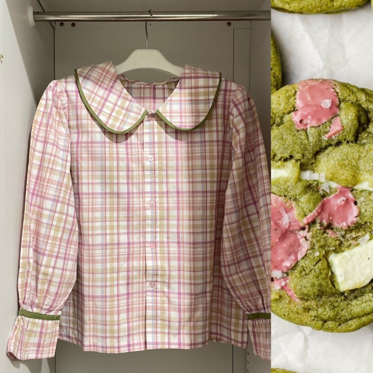 hearts2held's tweet photo. isi lemari lately could use more pretty patterns like plaid and polkadot 🩷🍵 https://t.co/lRfWBLLMe0