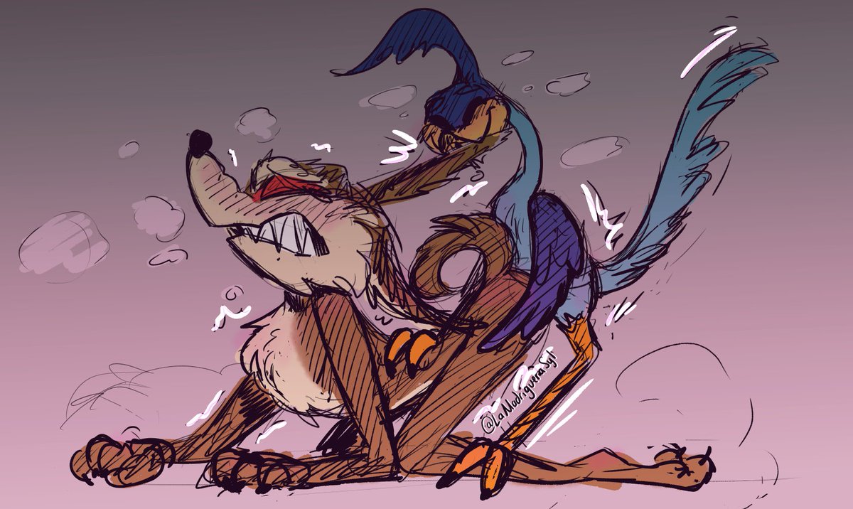 LaMadrigueraSyl's tweet photo. ⚠️ El diablo ha ganado- 🔞
Recordatorio amistoso de que mi cuenta es furra Y de 🔞

EN FIN! Tomen al cogecaninos dandole meneada al jotote 

#gooneytunes #GooneyToons #wileroad #roadrage #RoadRunner #cartoonTL #Wileecoyote #wile_E_coyote https://t.co/ExunPam3RS