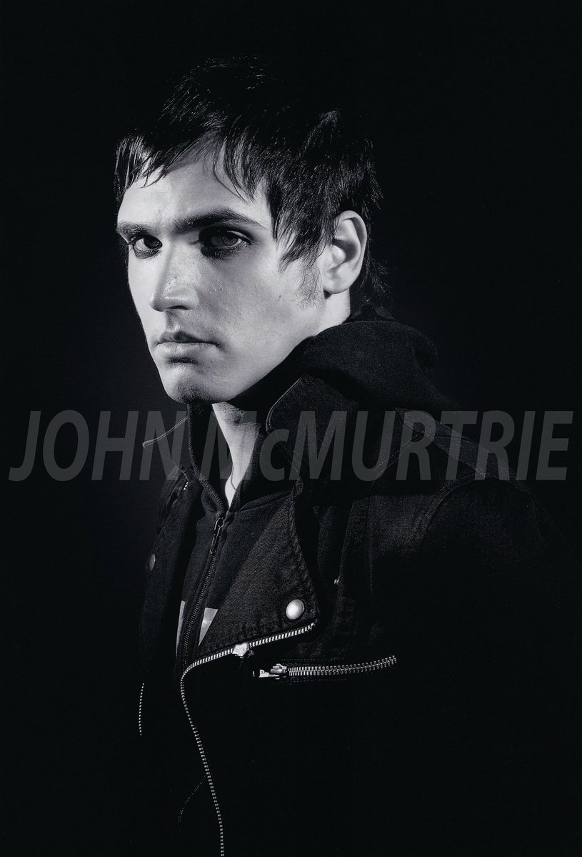 frnksource's tweet photo. The Black Parade turns 20 years old today.

My Chemical Romance unpublished B&amp;W studio portraits by John McMurtrie, 2006, my scans. https://t.co/ZoMzW4pRLf