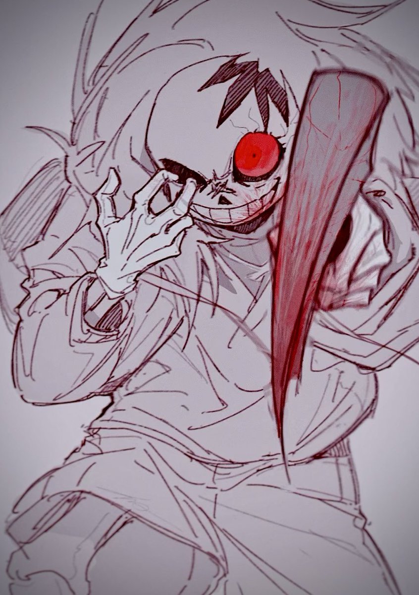 Sandyuuukg's tweet photo. 第一次画horror……感觉像在开启骨头图鉴？
#horrortale 
#horror https://t.co/tam8jd9gjs