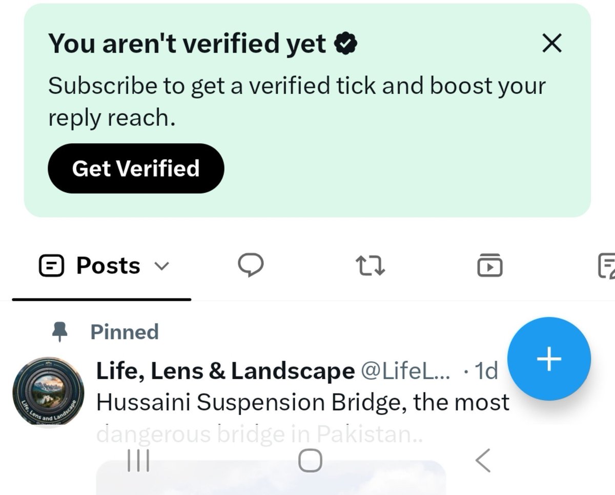 LifeLensScape's tweet photo. I won't subscribe to get blue tick nor I want to boost my reach.. coz I know this is biggest X lie.. https://t.co/3xCE5B2OeR