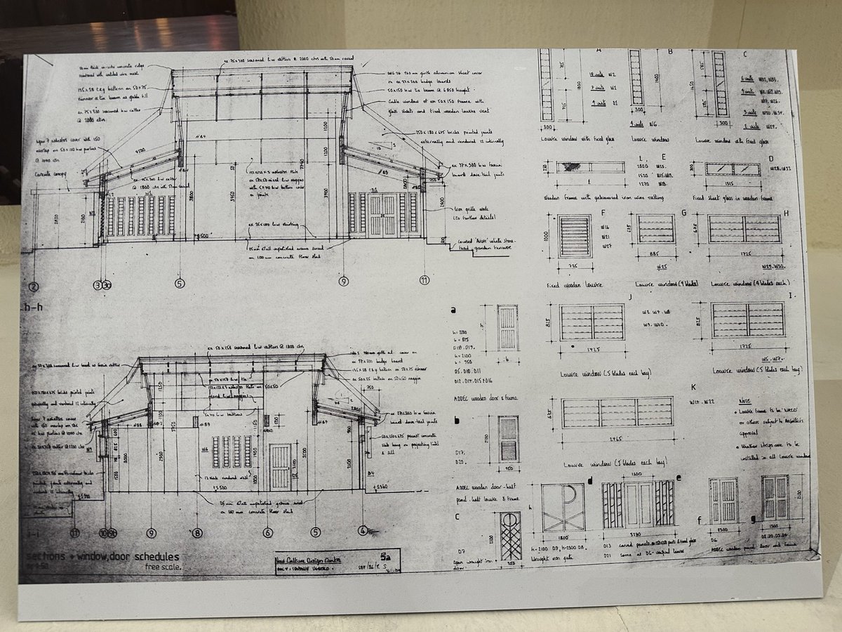 vangeorgh's tweet photo. Day 2 of DWL: I saw this exhibition for Pa Demas’ works and what caught my attention was the display of the details of his popular projects.

This is the part of Architecture that a lot of people don’t get to see, but is very vital to bringing an Architect’s vision to life. https://t.co/34k8pOg1KR