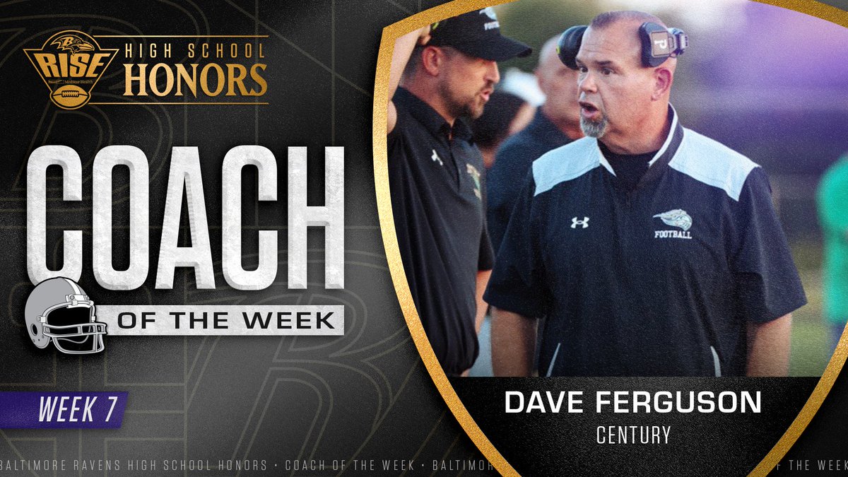 RavensCommunity's tweet photo. Leading the charge into the final week of the regular season. Congratulations to our Week 7 Coaches of the Week for finishing strong and pushing toward the postseason!

@Ravens | @Century_Knights | @PikesvilleA https://t.co/acnEhTAS0I
