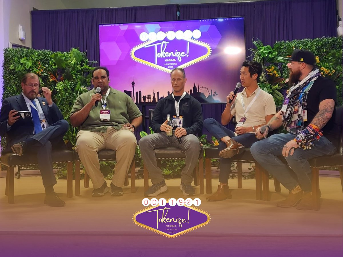 TokenizeCon's tweet photo. That’s a wrap on Tokenize! AI, Politics, Payments & Entertainment in Las Vegas 2026. Thank you to everyone who made it what it was.

Founders, investors, speakers, builders, and guests filled @TigerMansionLV for three days, and @BitAngels Pitch Day put founders face to face with investors. Here’s a little of what it looked like.

Missed it? Make sure to be on the next one!

🏛️ Bring your event to Tiger Mansion: https://t.co/r0zn2WOiKU
🔗 Watch out for what’s next: https://t.co/kU4GBmUsCN