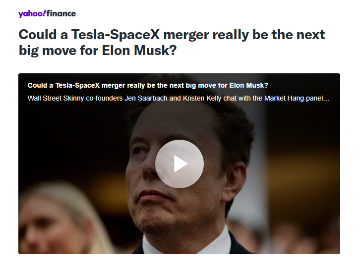 GraphCall's tweet photo. Maybe the big "next move" of Musk is not the $TSLA - $SPCX merger but is tcha-tcha-tcha on Mars who knows? 🤷‍♂️

Merger is nice, you can bury the lack of progress on EVs in the segment data. https://t.co/0F0vceAzZP