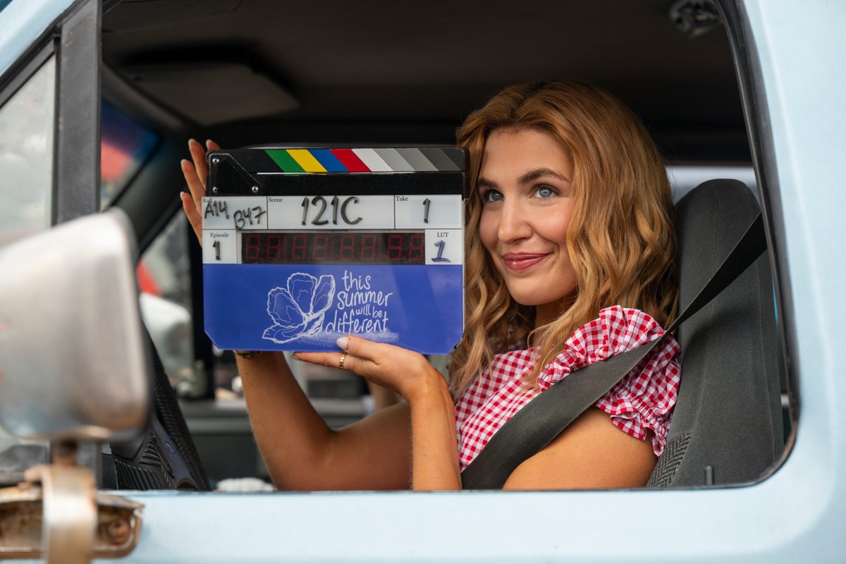 netflix's tweet photo. Sophie Nélisse on the set of This Summer Will Be Different.

The new series, based on the best-selling novel by Carley Fortune, has officially wrapped production! https://t.co/byhDGDiCT7