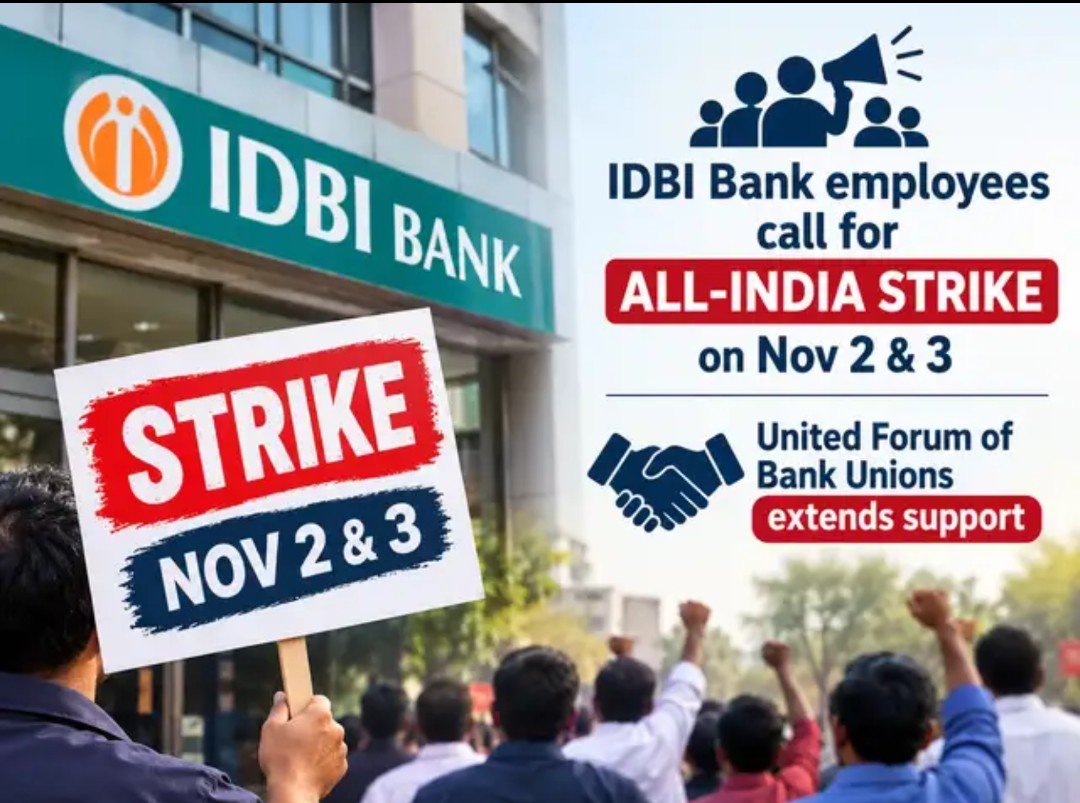 chitrayadav0521's tweet photo. Save national assets. Support IDBI Bank. Stand with IDBI Employees. Respect employees' voices. Protect public banking.
#GOBACKFAIRFAX
#IDBINotForSale
#SaveIDBIBank #StopIDBIPrivatisation #StandWithIDBIEmployees #IDBIBank #PublicSectorBanks #BankEmployees https://t.co/pZ1nEnN9Je