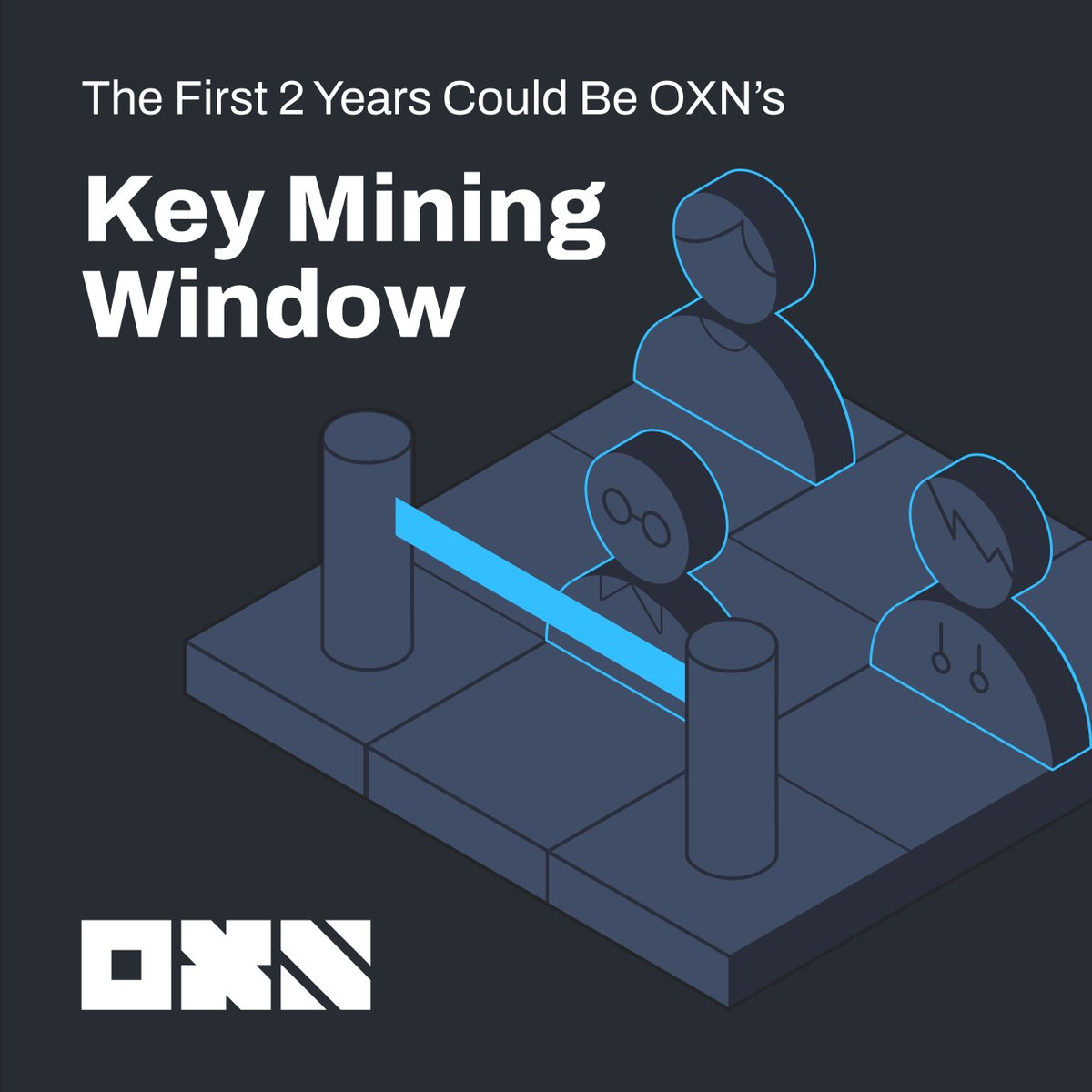 oxano_io's tweet photo. ⛏️ Timing matters in PoW - and so does the emission curve.

OXN's first ~2 years are the most favorable mining window.

📊 Supply schedule:
~ 50% of max supply in first ~2 years. 
~ 99.6% over ~16 years.  
~ Full emission across ~119.6 years.

Earlier participation captures a larger share of emissions for the same hashrate. 

📌 Actual rewards depend on network conditions and the emission rules.

The OXN Mining Hub is coming soon. Prepare for launch. 🚀
