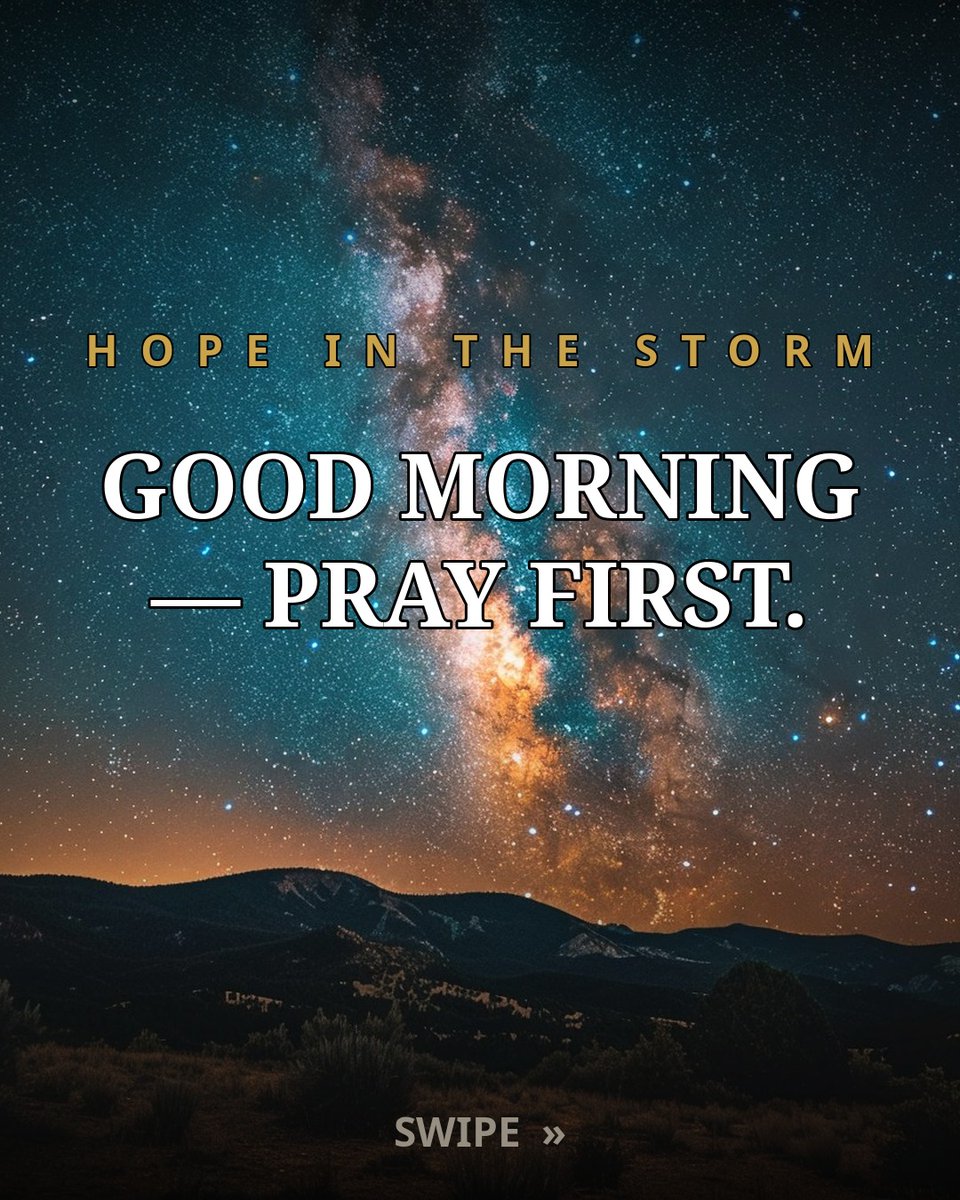 ColonelFree's tweet photo. Good morning — pray first. 🙏 Before the phone, before the news, before the noise — pray. Type AMEN if prayer comes first in your house 👇 #VerseOfTheDay #BibleVerseOfTheDay #GoodMorning #Prayer #Faith https://t.co/ANshvvpgKa