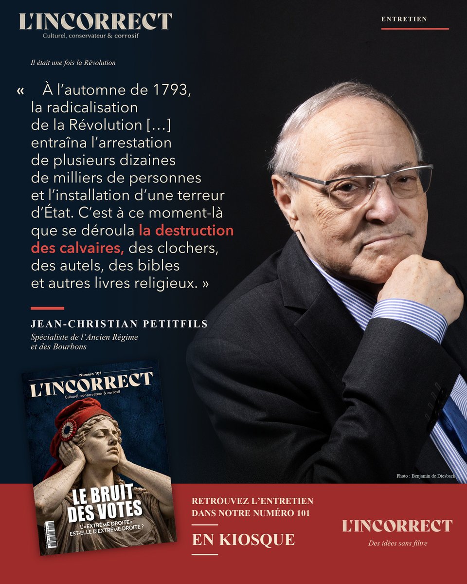 MagLincorrect's tweet photo. « Il était une fois la Révolution ».

Notre entretien avec Jean-Christian Petitfils, dans le n°101 de L’Incorrect.

🔗 https://t.co/5JvHWvLHhg https://t.co/ffcOuIr5Hw