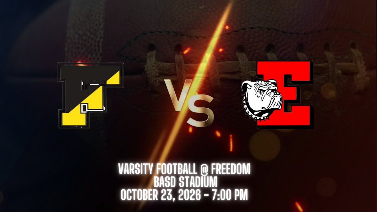 JAJLSportsRadio's tweet photo. We're back LIVE tonight from BASD Stadium once again, as @EastonFootball  (4-4) take on the @fhssportsBASD  Patriots (5-3) in a key District XI 6A matchup.  Jack Logic, Tyler Hatten, and Jeff Achenzie will have all the action starting at 6:30 pm with the pre-show, followed by kickoff at 7:00 pm.

Listen for FREE on https://t.co/nb0CdxXqtE here: https://t.co/7TgtTrxwOv

Or listen on Easton Red Rover Athletics YouTube page here: https://t.co/S9LkcHWCSa

Or listen on https://t.co/pcYKTWWOAz here: https://t.co/v8MubxYaWZ