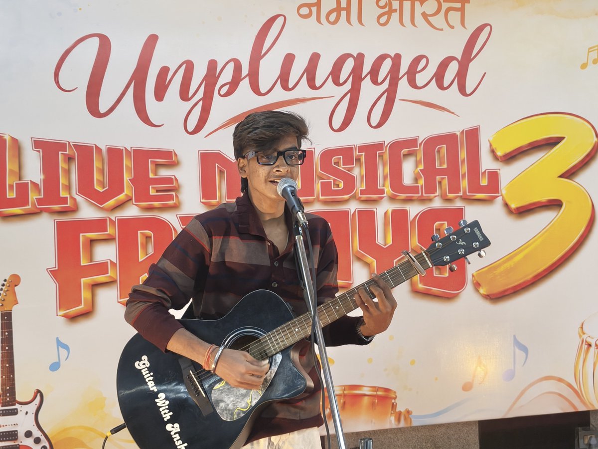 NamoBharatDelMT's tweet photo. An evening filled with music, rhythm and unforgettable moments! 
#NamoBharatUnplugged: #LiveMusicalFridays brought passengers together for a soulful musical experience at Begumpul #NamoBharat Station. Here’s to more music-filled journeys with Namo Bharat!

#NCRTC #DB https://t.co/sXqqGZbNQv