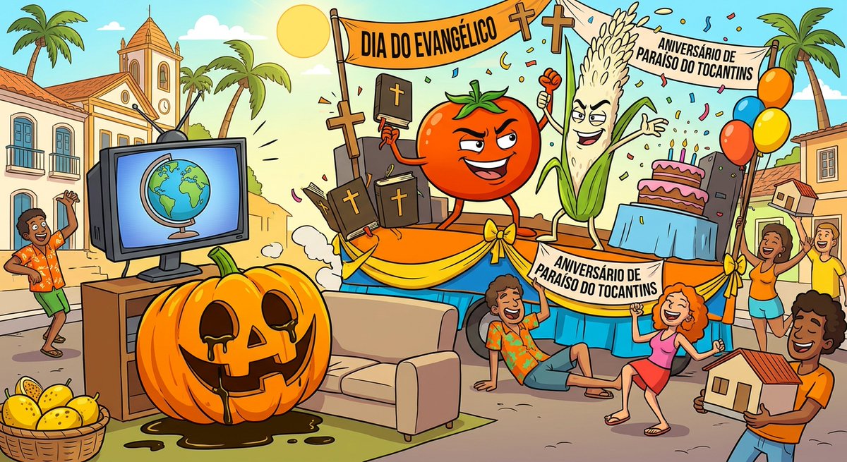 feriadosapi's tweet photo. O Brasil vai parar hoje às 21h20 pra ver o último debate na Globo antes do 2º turno, mas 5 cidades já deram o log out oficial da realidade mais cedo. Enquanto o clima ferve entre Lula e Flávio Bolsonaro, tem gente que só quer saber de uma coisa: o descanso garantido desta 23/10/2026 (sexta-feira). Se você não mora em uma dessas cidades, sinto muito, mas o seu destino é o sofá e o maracujá pra aguentar a tensão das próximas horas. Curioso pra saber quem são os sortudos que estão fugindo do caos eleitoral? Segue o fio que eu te mostro onde o feriado é real. 🗳️🔥 #DebateNaGlobo #Eleicoes2026...