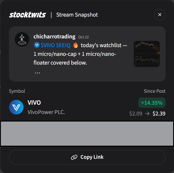 ChicharroTradin's tweet photo. Brought $VIVO to you on Oct 22, highlighting definitive Heads of Agreement with Open and partnership with Open Innovation AI to Develop Secure Sovereign AI Data Centers across the globe. Get ahead with one of our daily market research reports! 👔💼📉📈💎🙌. https://t.co/qdoGHYfY7N