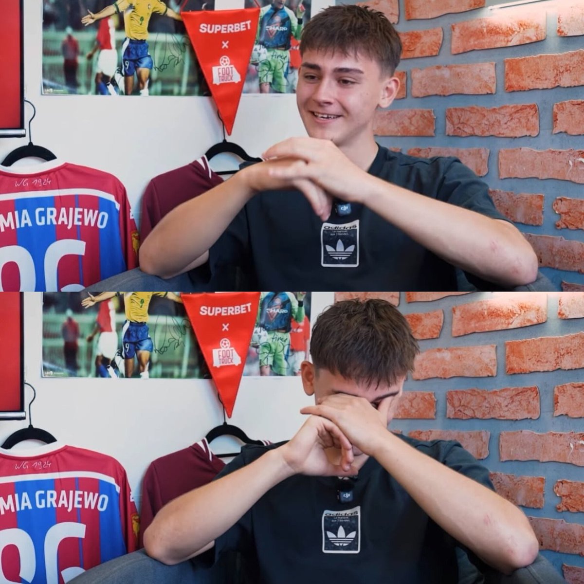 Transfery_'s tweet photo. ❤️ 🥹 WZRUSZONY Bartosz Mazurek o pomocy jaką dostaje od swojego brata...

🗣 "Mój brat bardzo mi pomógł. Dzięki niemu tak wyglądam. Miałem wstać, wyspać się i iść na trening, a on w tym czasie wszystko ogarniał. 

Nigdy zawiści, zawsze mnie pchał do przodu. Czy gorszy moment, czy lepszy, zawsze dla niego byłem najlepszy. Mamy mega relację. Moje największe WSPARCIE I MIŁOŚĆ!" 🥹

ℹ️ FootTruck