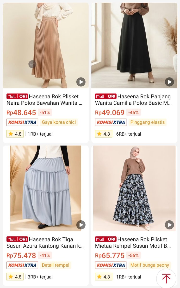 farasha_zelyn's tweet photo. LIHAT GIRLS!! ROK PLISKET NYA SECANTIK INI😭✨
cocok buat ootd ke kampus gasihh🌺💖✨ https://t.co/Br0wj0yvtD
