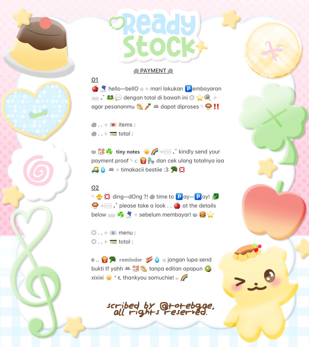 totebgae's tweet photo. ⠀⠀     ⠀⠀ 🐹 ʚ help rt, plz? maaci! ɞ 🥬

🅿️🅿️ ⑅⊹ anyeong chinguu! ☆ 🥓 𖦹 ₊˚ marii bawa pulang 𓈃 🛺💢 wording <KIDCORE> യ 𓄹 ⊹ 🐥💧 scroll for more info ⊹ ౿ ☘️🍄‍🟫 ⊂⊃ and kindly @ after DM 𓏴 🪁‼️

🪿 ┈──── #bealanja https://t.co/B25jPCGGpe