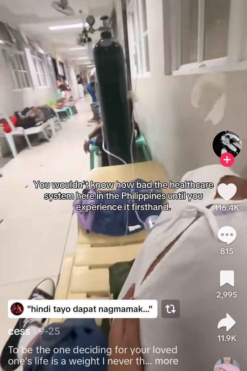 imnotkaiii's tweet photo. Tama naman sinabi ni Jhoanna dito sa healthcare natin sa Pilipinas eh hindi naman dapat nagmamakaawa sa ganyan kaya nakakainis kasi alam mong may budget naman para dito pero alam mong ninanakaw lang nila yung budget na sana nagagamit ng mga Pilipinong na oospital. https://t.co/hKqECzY0ym