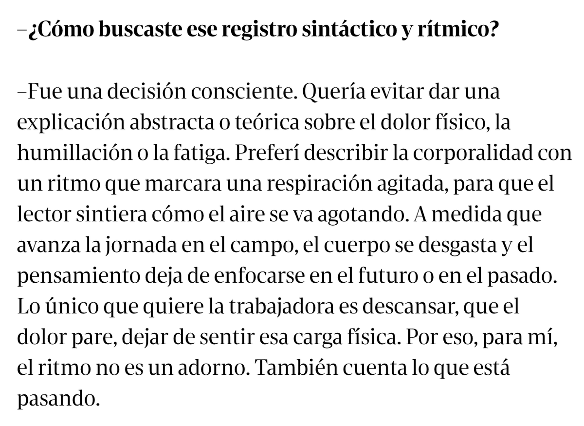 antonello's tweet photo. He mirado una entrevista al amigo David Silva Rojas y es extrañísima. 

Una cosa que me llama la atención al hablar de la decisión consciente de estilo de su novela que justo ahí parece una respuesta escrita con IA.

https://t.co/yXdPeVKm9e https://t.co/CxLag5a2jE