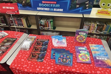 Mata_Library's tweet photo. Our Book Fair opens today! Come see us in the library. @mataeagles #matareads https://t.co/SdRGF9rqFR
