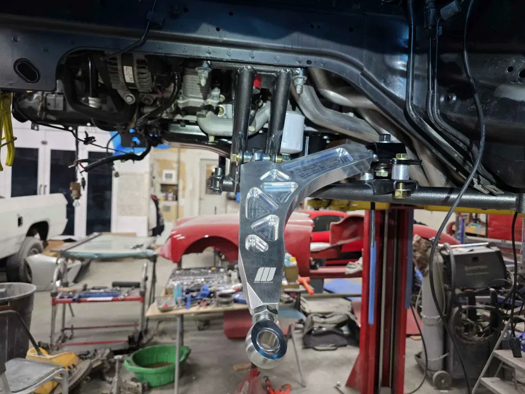 DRVNlabo's tweet photo. More progress on the drift Mustang! 🔧

Engine, suspension work underway, and things are coming together over at the shop.

Our community member @phillip_belveal is getting this beast ready to join Paul Walker’s Ferrari 360 Modena.

2 very different cars, 1 big week in Vegas. 👀 https://t.co/OSE9NrZnTX