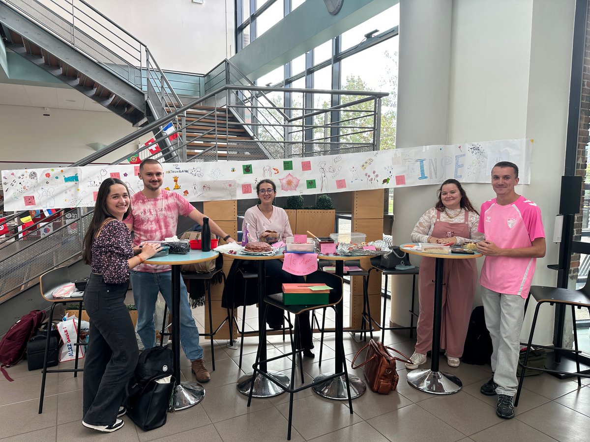 INSPECVL's tweet photo. 🎗️ Bravo aux étudiants de l'@INSPECVL de Chartres qui se sont mobilisés pour une journée à l'occasion d'Octobre Rose, organisée par l'asso étudiante APC.
🎶 Blind test, stands de sensibilisation et prévention, sport, ateliers créatifs et vente caritative ont occupé l'après-midi ! https://t.co/Vdra92Kzid
