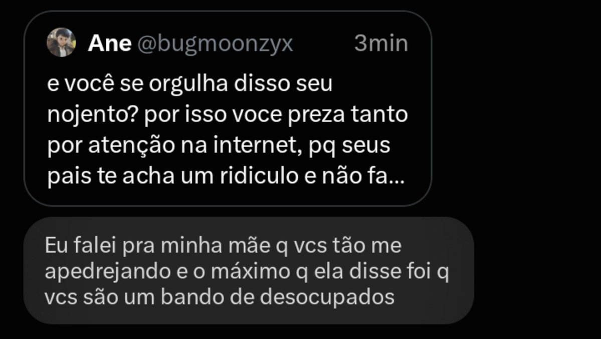 vrypyxv's tweet photo. @bugmoonzyx @vappyvx Como ele foi censurado tá aqui oq ele ia responder: https://t.co/zRt98wlGeG