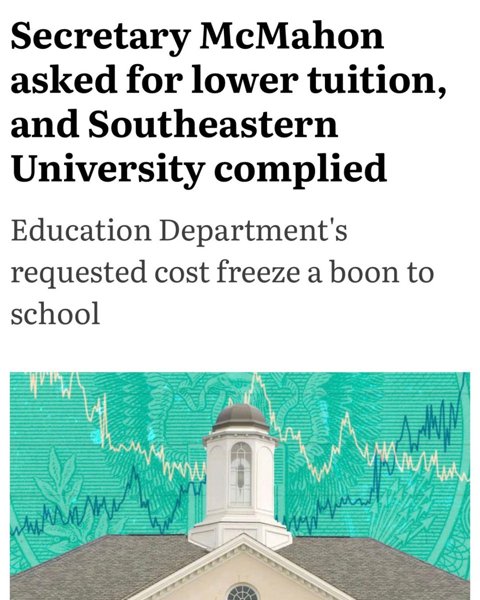 usedgov's tweet photo. “Universities must recognize that, at its core, the affordability crisis is an administrative overhead crisis. You cannot freeze tuition if you continue to expand layers of bureaucratic red tape that add zero value to students’ education.”  

https://t.co/p8Q1GeMHbD https://t.co/mcjZ4tieZt