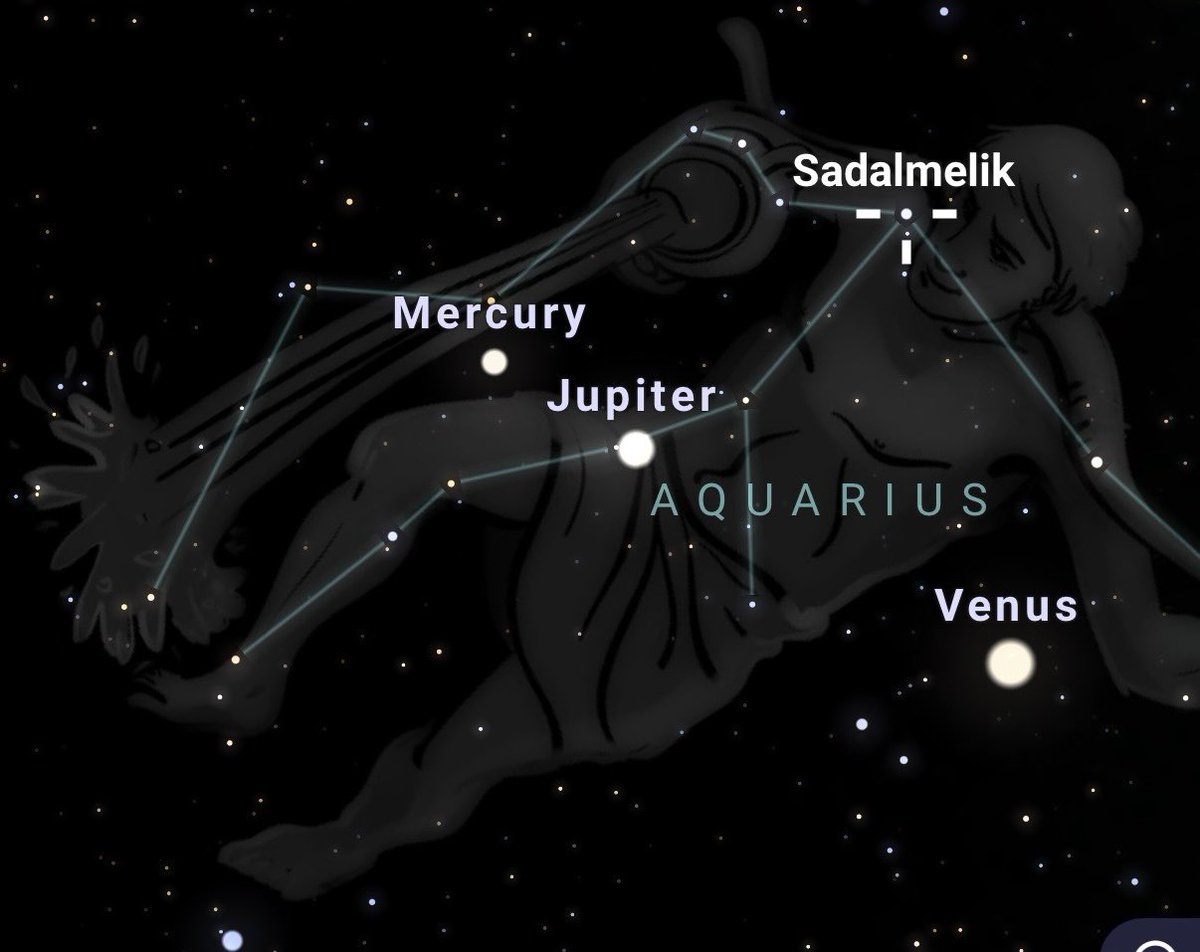 WarriorBride444's tweet photo. @John_M_Q @NicolettaFassi @1Starofthenorth Do You know anything about COSMIC SYZYGY.. There was a 3 planet line up on my birthday in Aquarius … 🧐 

1. Mercury 🪐
2. Jupiter 🪐
3. Venus 🪐 https://t.co/MsWqJMNgJ8
