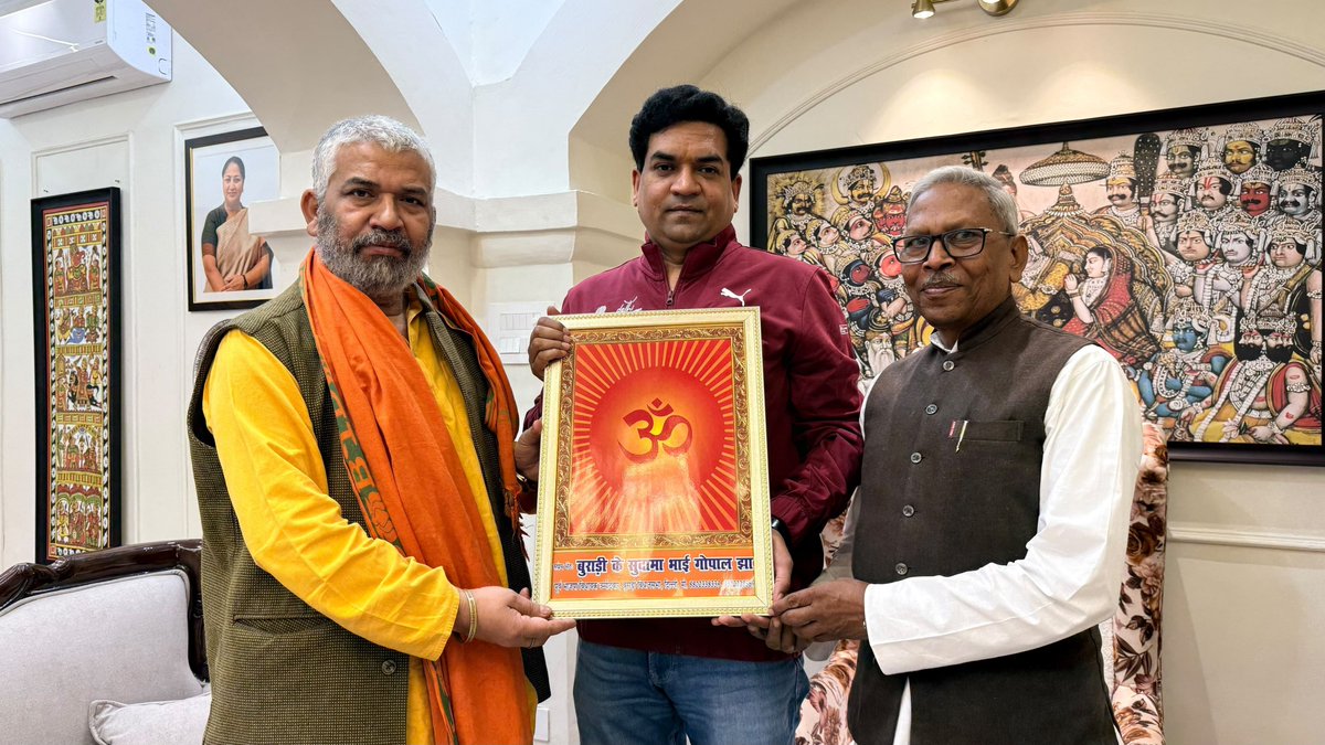 gopaljha_bjp's tweet photo. आज दिल्ली सरकार में कैबिनेट मंत्री श्री कपिल मिश्रा जी से मुलाकात किया https://t.co/8PJyYXtn2V