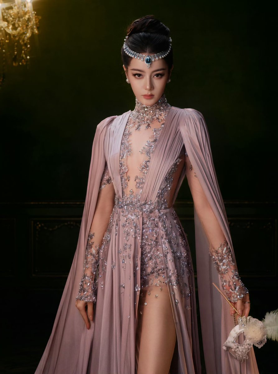 centlookbook's tweet photo. #Dilraba 迪丽热巴 in Zuhair Murad FW26 Haute Couture ‘Love and Dominion’ Collection, styled with Mikimoto High Jewelry, for the 2026 VOGUE Forces of Fashion Gala https://t.co/M3Srb5H5p0