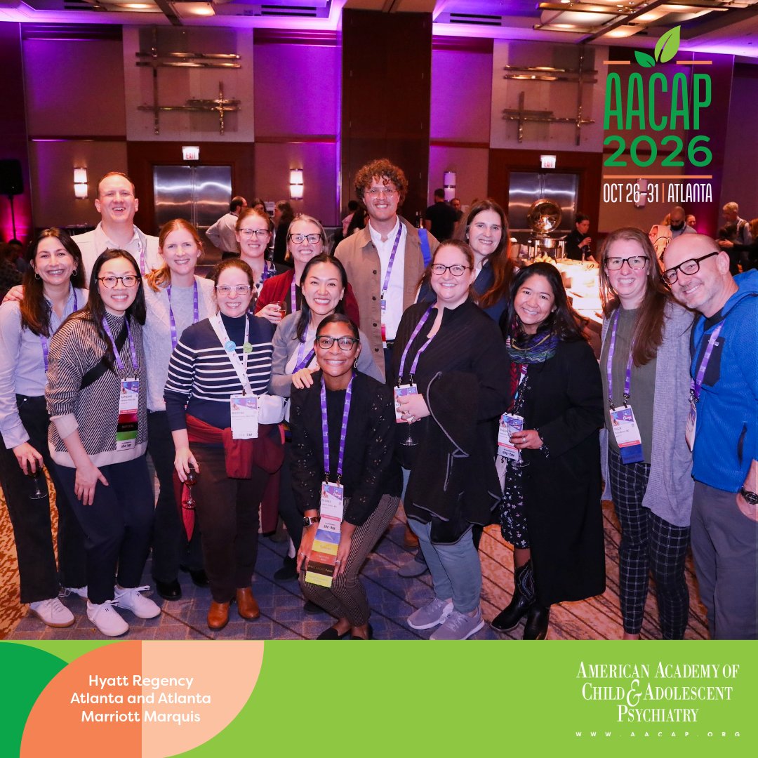 AACAP's tweet photo. The countdown is on. ✈️

In just a few days, we'll be welcoming attendees to Atlanta for AACAP's 2026 Annual Meeting. 

We're looking forward to a week of learning, connection, and some fun along the way. See you soon, Atlanta! #AACAP26 https://t.co/Dndg8CS3MX
