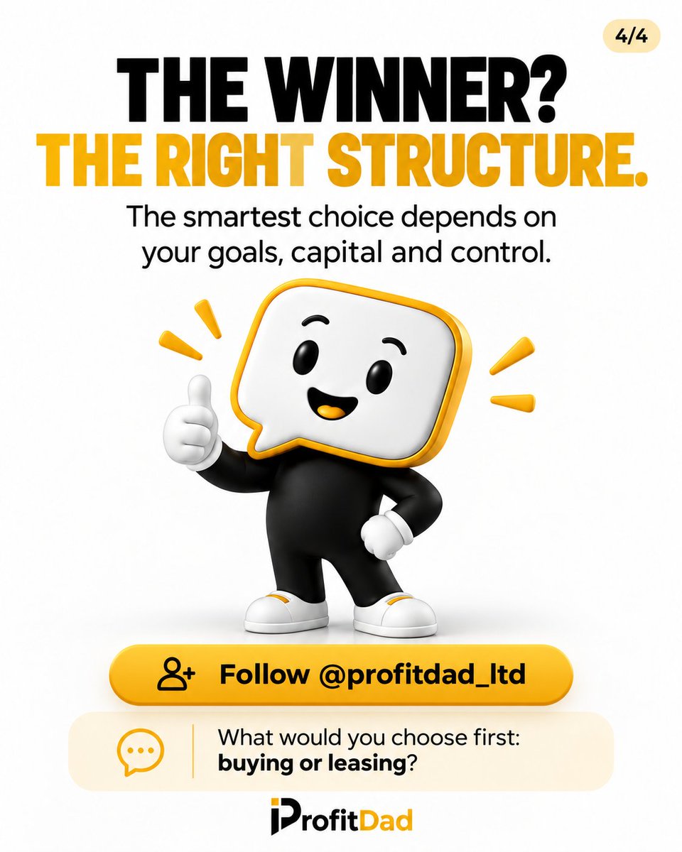 profitdad_ltd's tweet photo. BUYING vs LEASING — Think Smarter!
PROFITDAD is rethinking restaurant entrepreneurship with a structured Leased Restaurant Model.
Buying or leasing — what's your choice?
#PROFITDAD #RestaurantBusiness #SmartLeasing #Entrepreneurship https://t.co/Q7j4nwSmn2