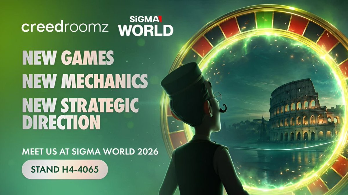iGamingEuropa's tweet photo. @CreedRoomz  is heading to @SiGMAworld_ 2026 in Rome. The gaming solutions provider will showcase its latest titles, designed to boost player engagement and retention, 

Read More:

https://t.co/Kg1Q0763qR

#CreedRoom  #SiGMA2026 #SiGMARome #GamingNews #iGamingEuropa
#LiveCasino https://t.co/2MUUpXBWtd