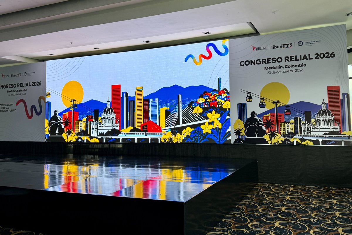 FNFSudamerica's tweet photo. The 2026 RELIAL Congress Kicks Off in Colombia!

Medellín brings together political leaders, academics, and civil society representatives from across Latin America today for a new edition of the 2026 RELIAL Congress.

A space for dialogue and exchange to discuss the region’s challenges, share experiences, and strengthen cooperation networks around freedom, democracy, and economic prosperity.

Organized by @RELIALred, with the support of the @FNFreiheit and @Libertankcol, the event aims to foster new partnerships and strengthen regional cooperation.

Freedom brings us together in Medellín!

More information: https://t.co/PlXSmECNlN