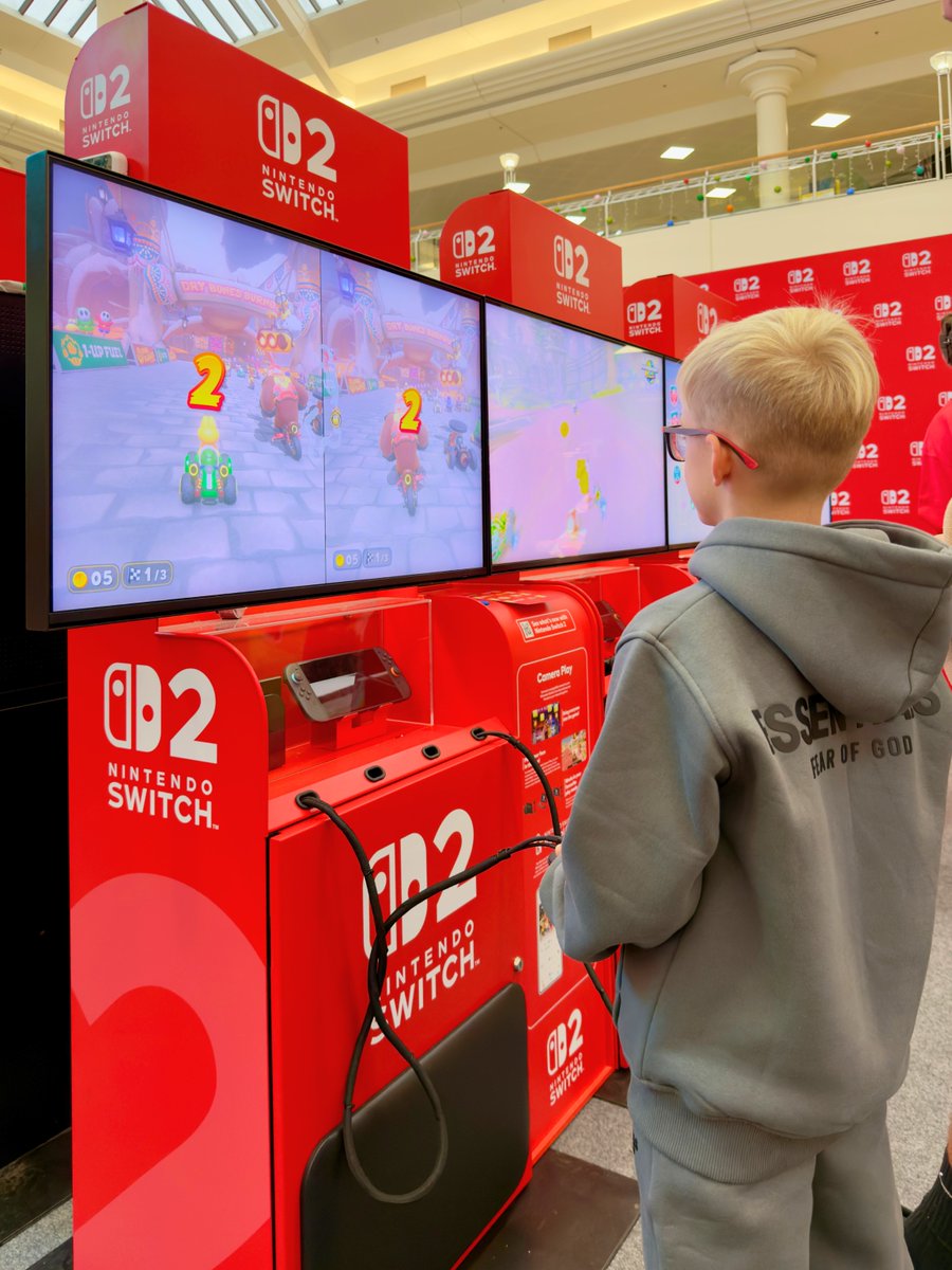 _Metrocentre's tweet photo. Join the Nintendo Switch 2 experience at Metrocentre this weekend 🙌💯

Head to Exhibition Square this weekend and get hands on with a range of games, from Mario Kart World to Donkey Kong Bananza, plus meet Mario &amp; Luigi! 🍄🏎️

The activity is here until Sunday 25th October https://t.co/6rr2wMTuZQ