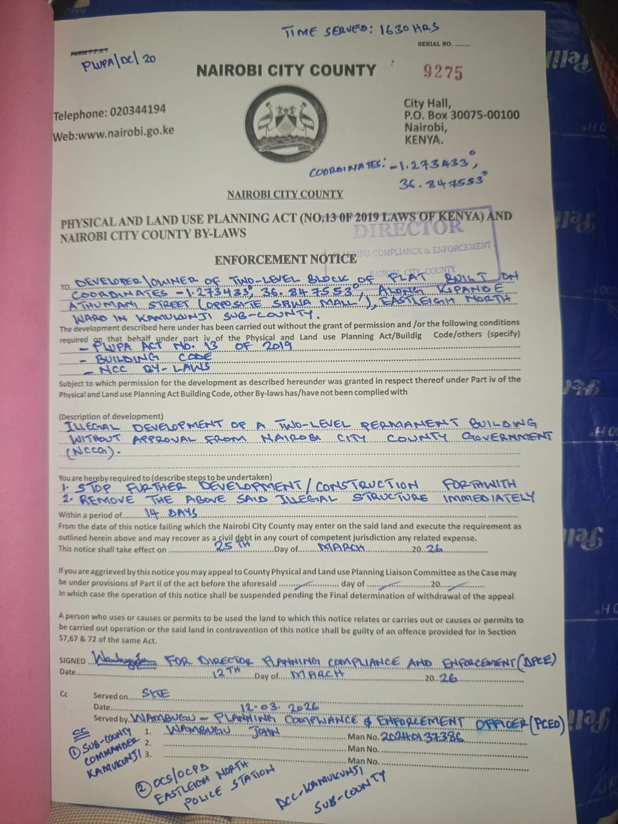 Mabonga_254's tweet photo. I took Nairobi county to court for illegal constructions happening in Eastleigh, this happened after writing multiple letters to them without taking action.

The collapsing of the building in Eastleigh is as a result of incompetence from government officials. https://t.co/0dfLmM8pOp