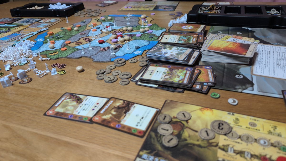 fwtmp's tweet photo. Won #SpiritIsland on 2026-10-23 with 3 players #bgstats https://t.co/DSZaJmmuLL