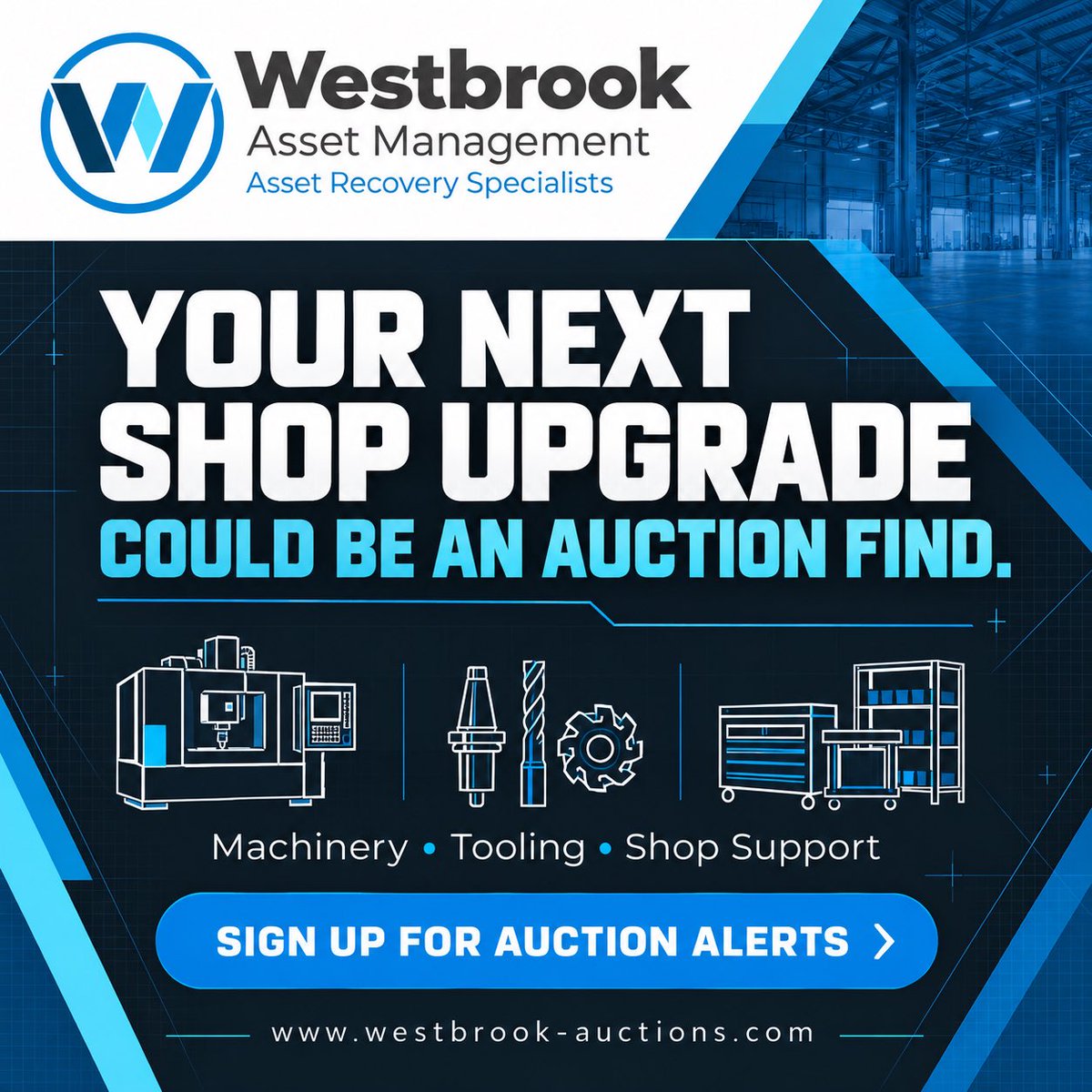 AssetWestbrook's tweet photo. 🔎 Your next shop upgrade could be an auction find.

Looking for machinery, tooling, or shop support equipment? Make industrial auctions part of your equipment search

🌐 https://t.co/yot95B8TQt

#WestbrookAuctions #IndustrialAuctions #MachineShop #Metalworking #UsedMachinery https://t.co/oX0PY5b5Zw