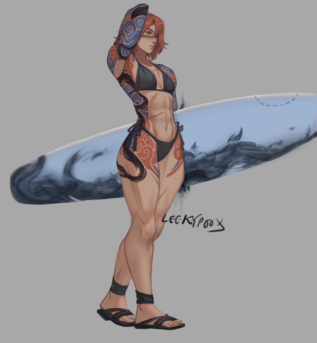 Leekypooart's tweet photo. oc comm: Elanin, commissioned by @ElaninSikudar 

:D

taking like a 2week break from Arttrober, i think i've accumulated like 14 posts worth of art in any case https://t.co/q6sQOEvJe6
