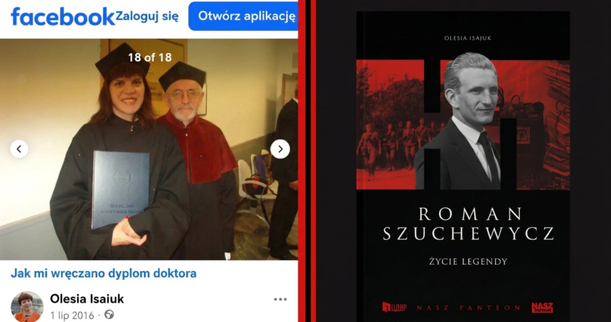 RafalzKrakowa's tweet photo. Kto na 🇺🇦 odpowiada za wybielanie zbrodniarza wojennego Romana Szuchewycza ❓
1️⃣ Olesia Isaiuk, historyk z Centrum Badań nad Ruchem Wyzwoleńczym (obroniła doktorat w 2016 r. na Uniwersytecie Marii Curie-Skłodowskiej (UMCS) w Lublinie❗).
Czy uczelnia może jej odebrać doktorat ❓ https://t.co/xLkuta3urW