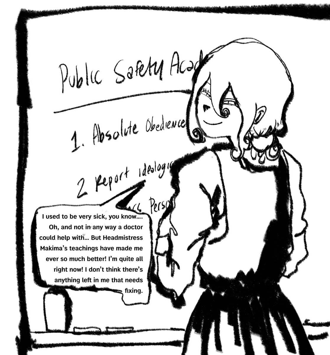 misteryurifag's tweet photo. Normal chainsaw man school au https://t.co/QxlsoNtoj2