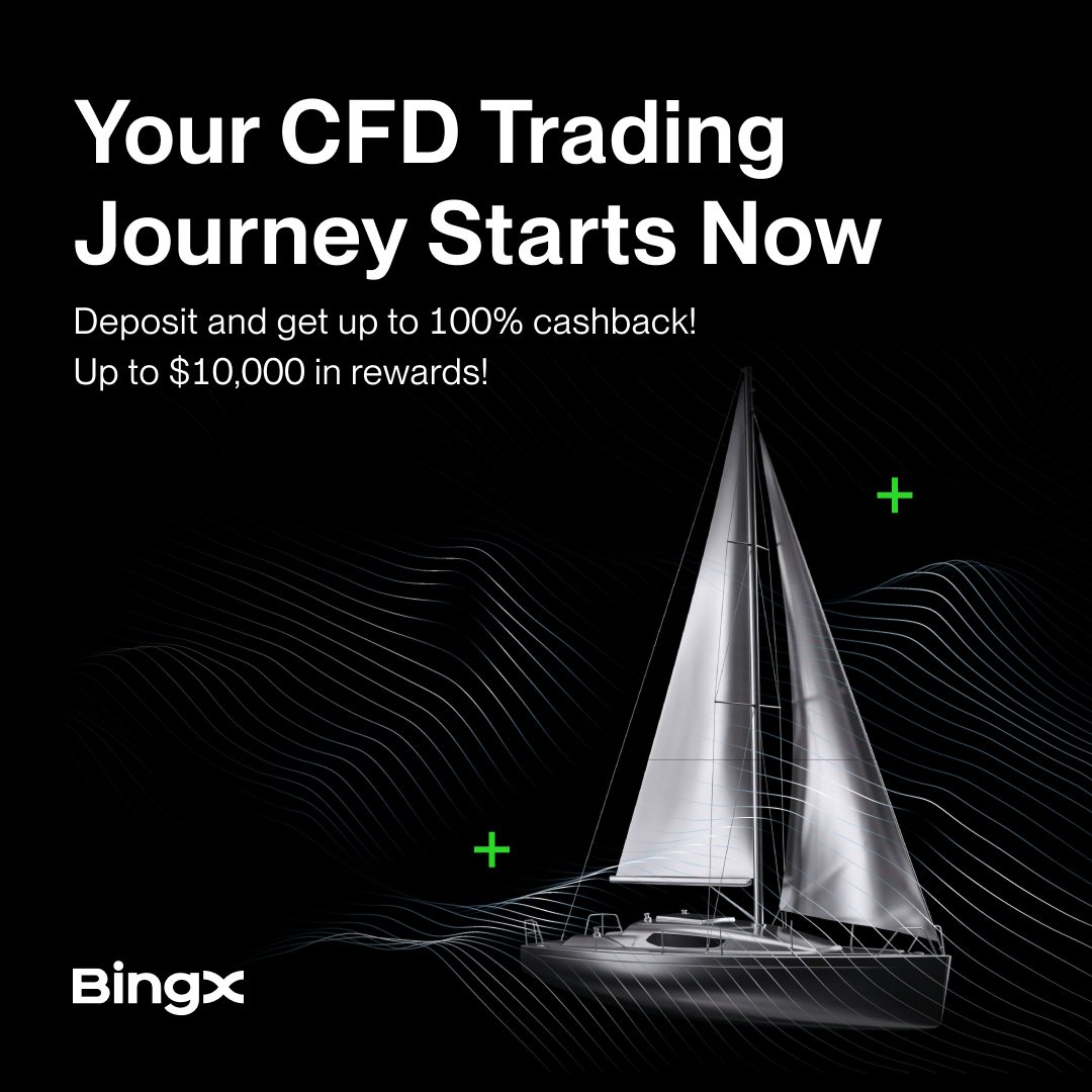 KRYPTTOPIA's tweet photo. BingX's new CFD Trading Journey is live, with rewards tied to deposits and trading activity 

The event gives eligible participants a chance to unlock up to $10,000 in Credit rewards by completing qualifying net deposit requirements and trading tasks.

There's also an additional reward for Gold traders: the first qualifying Gold CFD trade comes with 200 USDT in Credit rewards.

📅 Event deadline: November 23, 2026

If you're considering participating, I'd start by checking the official campaign rules rather than focusing only on the headline reward.

A few things worth confirming:

What net deposit amount qualifies for each reward tier?
Which CFD trading tasks count toward the campaign?
What are the conditions for receiving and using Credit rewards?
Are there eligibility restrictions or other requirements?

One important distinction: Credit rewards aren't necessarily the same as withdrawable cash, so check the applicable terms to understand how they work.

And remember, CFDs are leveraged products that can amplify both gains and losses. It doesn't make sense to deposit more or take trades you wouldn't otherwise take just to qualify for a campaign.

The event may be worth exploring if CFD trading already fits your strategy, but understanding the rules and managing risk should come first.

#BingX #CFDTrading #Gold