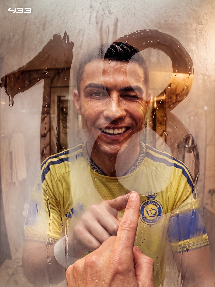 433's tweet photo. 𝟏𝟖 𝐆𝐎𝐀𝐋𝐒 𝐀𝐖𝐀𝐘 𝐅𝐑𝐎𝐌 𝟏𝟎𝟎𝟎 🤯

Cristiano Ronaldo doubles the lead for Al Nassr, bringing him one step closer to the historic milestone! https://t.co/ueaGAXSJQy