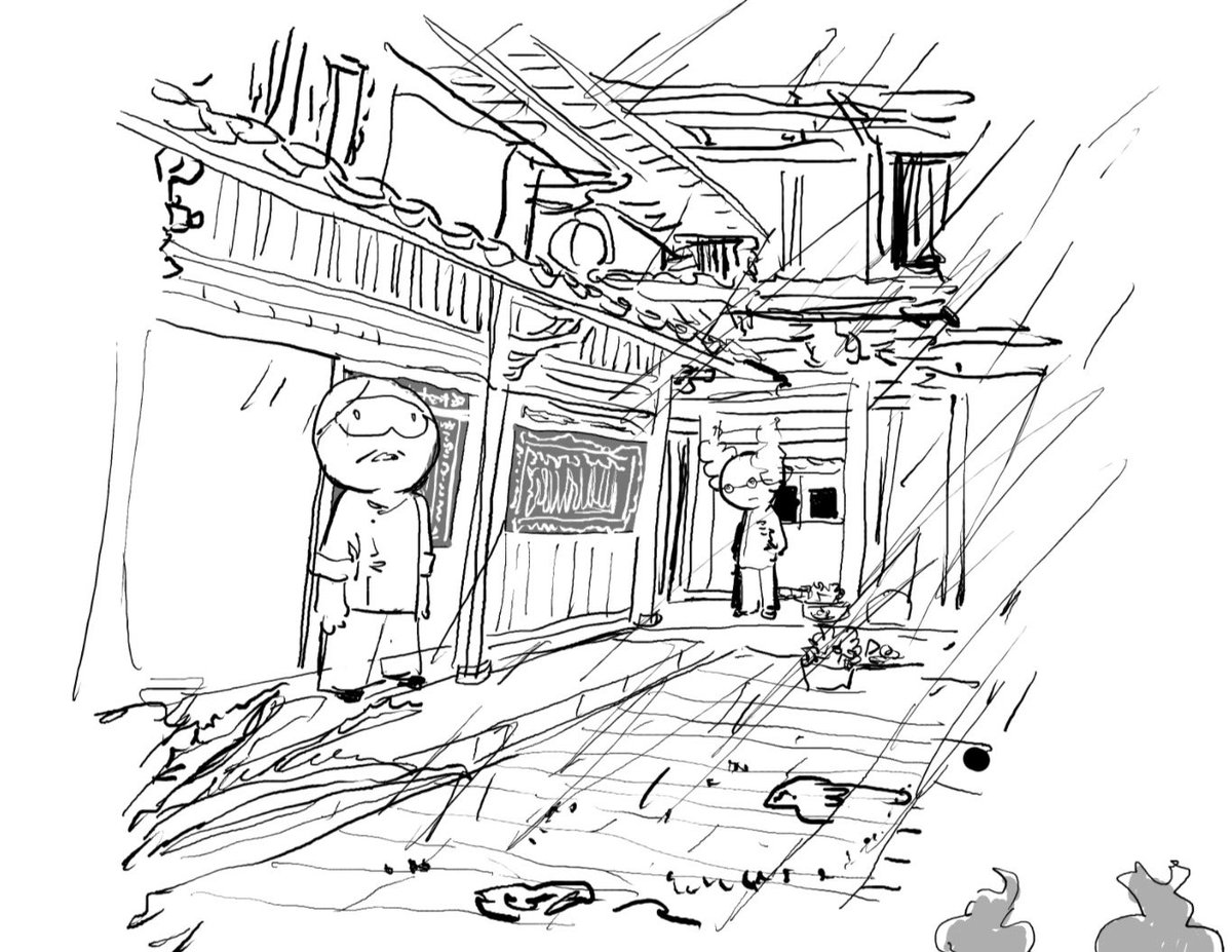 Sonority123's tweet photo. My Mewgenics AU. Set in 1920s china, with butch as a worker, tink an actor and beanies still a scientist just now an opium addict https://t.co/ar2AxNuzKm