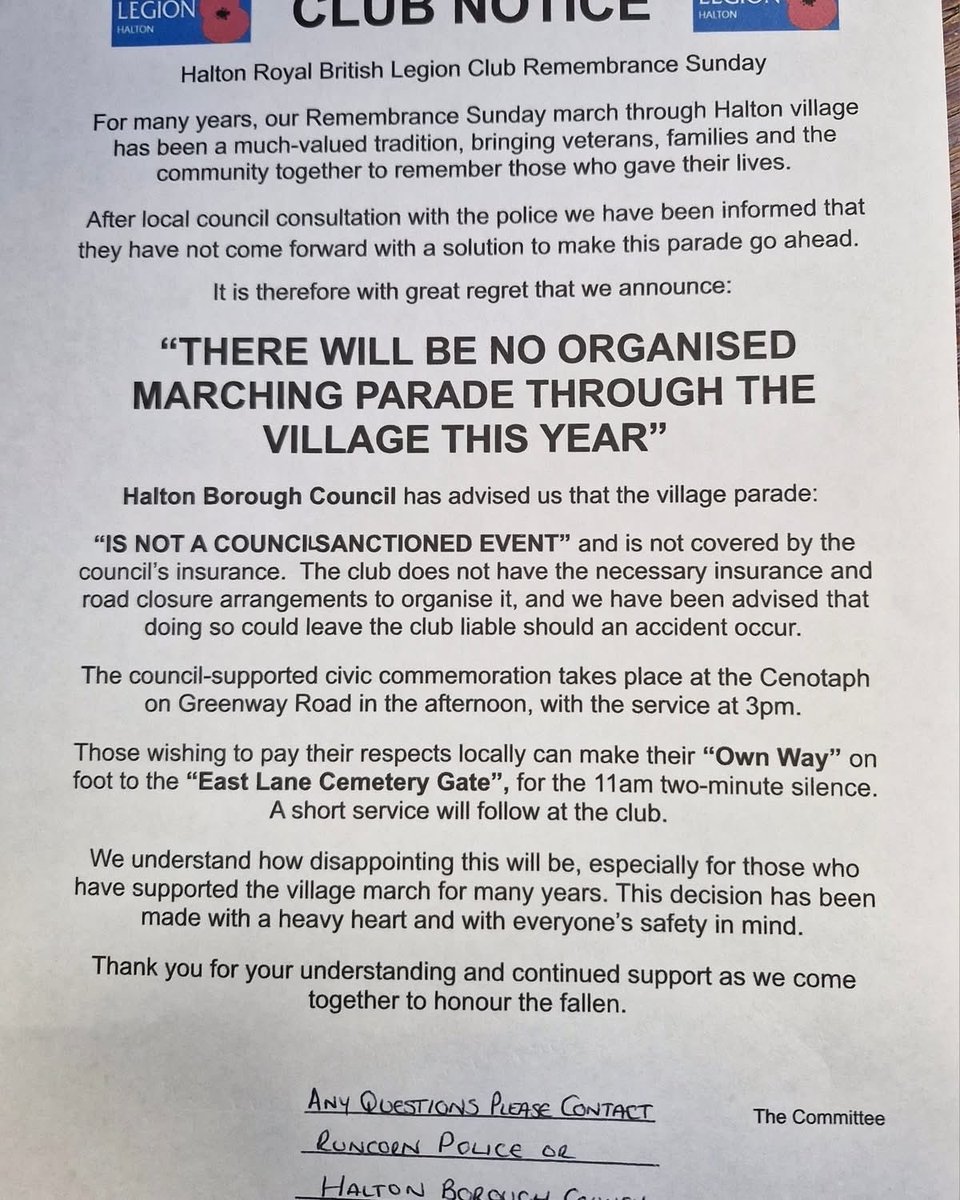 MurdishawM's tweet photo. @HaltonBC you need to find a solution you find solutions when it suits! 

Honouring the fallen for an hour should be high on the agenda before bridge fireworks and new plastic food waste bins 

Close the road, time to resolve this

Shame on you….

MM🇬🇧 https://t.co/HISNW7HlF5